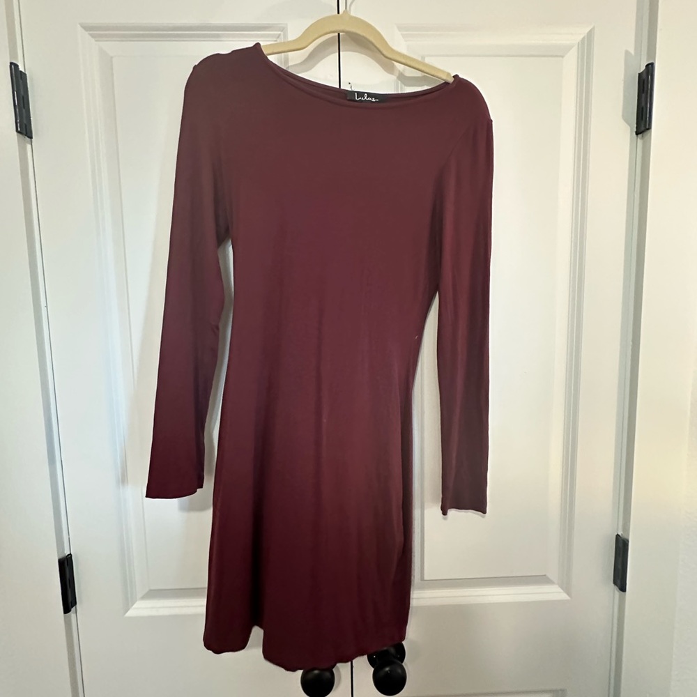 Maroon Long Sleeve Lulus